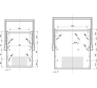 Boîtier de table TEKO AUS 55.5 Polystyrène expansé (EPS), aluminium gris clair (L x l x H) 198 x 178 x 108 mm 1 pc(s)
