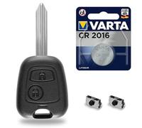 Boitier de Télécommande 2 Boutons Clef Plip Coque Compatible erlingo Citroen ➜ 2 Switch ➜ 1 Pile CR2016 - Kit iRace Keys®