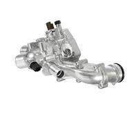 Boîtier de Thermostat de Liquide de Refroidissement Moteur 11537534521 pour Mini Cooper Countryman Paceman 1.6L (2007-2013) avec Joint et Couvercle.