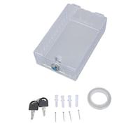 Boîtier de thermostat transparent avec 2 couvercles de protection pour la maison et le bureau Empêche le réglage non autorisé du thermostat couvercle de protection en polystyrène