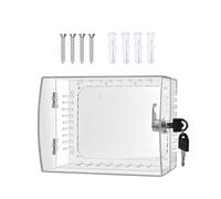 Boîtier de thermostat transparent avec couvercles de protection verrouillables pour thermostats muraux. Couvercle transparent avec