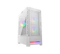 Boîtier de Tour intermédiaire - COUGAR - Airface RGB - Blanc - Ventilateurs ARGB - Excellent flux d'air