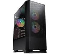 Boîtier de tour moyen Cougar MX430 Air RGB Compact ARGB avec panneau avant en maille, noir