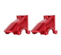 Boîtier de transmission RC en aluminium pour TRAXXAS 1 5 essieu avant et arrière haute résistance Version légère universelle (rouge)