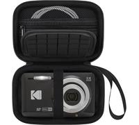 Boîtier De Transport Pour Appareil Photo Numérique Kodak Pixpro Fz55 / Fz53 / Fz45 / Fz43 16Mp, Vlogging Sac De Rangement Pour Appareil Photo, Sac En Filet Pour Batterie, Câble, Noir