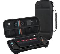 Boîtier de Transport pour la Nouvelle 2025 Nintendo Switch 2, Porte Sac de Voyage Dur Protecteur Switch 2 avec Espace supplémentaire pour Joy-Con, câbles, Cartouches de Jeux, Noir [Jeu vidéo]