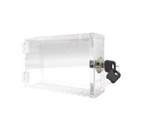 Boîtier de verrouillage de thermostat universel avec couvercle de clé pour montage mural compatible avec les thermostats