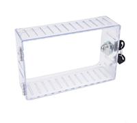 Boîtier de verrouillage en acrylique transparent avec serrure à clé pour sécuriser les réglages du thermostat et le falsification dans les espaces résidentiels et commerciaux