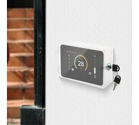 Boîtier de verrouillage pour thermostat avec serrure à clé et couvercle PS transparent pour protéger les appareils thermostats contre les ajustements non autorisés et les dommages dans divers