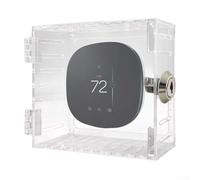Boîtier de verrouillage pour thermostat en acrylique transparent avec clé - Couvercle de protection pour la maison, le bureau et l'école