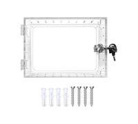 Boîtier de verrouillage universel pour thermostat avec clé, protection transparente pour montage mural. 5 pouces H x 4,72 l x 1,65 P