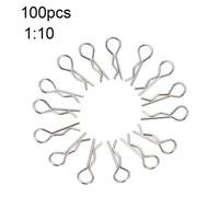 Boîtier De Voiture Rc 100 Pièces, Coque R Clips Broches, Boîtier Pour Camion 1/8 R Dérive Buggy Chenille Boucles Fixes 1/10 K2m4