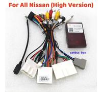 Boîtier décodeur Canbus pour autoradio NS-SS-04A pour tous les autoradios Nissan 2 Din Android (version haute) Faisceau de câblage Câble d'alimentation