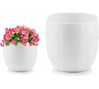 Boîtier décoratif en céramique sphère blanche 23x22cm