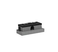boîtier d'écoulement hansgrohe 01005180 pour installation standard, corps de base pour caniveau de douche