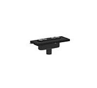 boîtier d'écoulement hansgrohe 01007180 pour Plomberie vertical, corps de base pour caniveau de douche