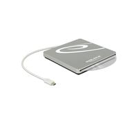 Boîtier DeLOCK 42605 pour lecteur optique 5.25" SATA III Argent, USB 3.2 Gen 1 (5 Gbps), chipset Initio INIC-3619, 139x143x16mm