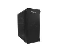 Genesis Gaming Boîtier Demi-Tour Micro ATX Irid 503 – Ventilateurs 120 mm – Noir