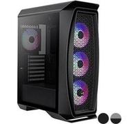 Aerocool Boîtier PC AEROONEFROST Micro ATX, fenêtre latérale, 4 ventilateurs, Noir