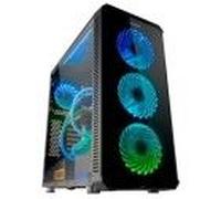 Boîtier Demi Tour Micro ATX / Mini ITX / ATX NOX Hummer TGM LED RGB USB 3.0 Noir