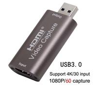 Boîtier d'enregistrement de jeux vidéo Mini HD 1080P,60fps,HDMI vers USB,carte d'acquisition,pour ordinateur,Youtube,OBS,Etc. Diffusion en direct - Type Coffee color #C