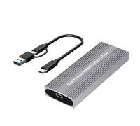 Boîtier d'entraînement USB C 3.2 pour double protocoles NVME 10 Gb/s avec cadre en aluminium sans outil