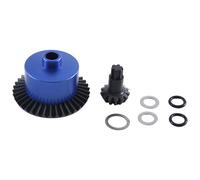 Boîtier Différentiel À Engrenage Conique En Acier Métallique Pour Arrma 1/8 Infraction 1/10 Senton Kraton Vorteks, Bleu