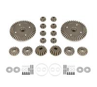 Boîtier Différentiel en Aluminium 39T Ensemble D'engrenages pour Tamiya XV-02 MB-01 XM-01 1/10 RC Pièces Mise À Niveau Voiture Modèles Jouets Accessoire