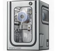 Boîtier d'imprimante 3D pour Bambu Lab A1 Combo, Cadre en Acier Inoxydable avec lumière LED pour Montage sur Le Dessus AMS Lite, Ignifuge, Anti-poussière, réduction du Bruit, température constante
