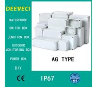 Boîtier d'instrument étanche de Type AG, boîtier de projet en plastique ABS, mallette de rangement, boîtes de boîtier, fournitures électroniques AG200X150X75