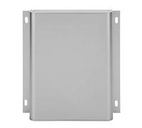 Boîtier d'instrumentation de puissance en alliage d'aluminium, châssis 28 x 144 x 160 mm, sablé gris, pour circuit imprimé GPS, décodeur, équipement industriel