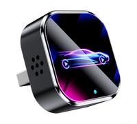 Boîtier d'interconnexion portable 2 en 1 sans fil pour CarPlay Adaptateur BT 5.0 Dual Band WiFi Démarrage rapide Compact Connexion automatique pour Android Voiture Véhicules compatibles Voyage