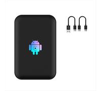 Boîtier d'interconnexion pour voiture 5 en 1, adaptateur Android CarPlay et Android Auto sans fil pour voitures 4+32 Go