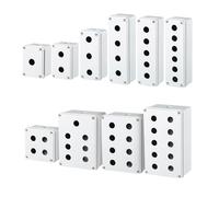 Boîtier d'interrupteur à bouton étanche 22 mm - Boîtier de commande électrique en plastique ABS for applications industrielles(6hole heightening)
