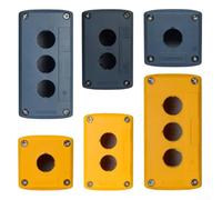 Boîtier d'interrupteur à bouton-poussoir avec option triple trou pour intégration dans les panneaux de commande avec une performance stable sur une utilisation prolongée (LA188-03)