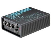 Boîtier Direct DI-1 BOSS, un boîtier direct compact pour transformer les signaux à haute impédance avec un son cristallin. Robuste, avec trois positions de curseur de niveau d'entrée