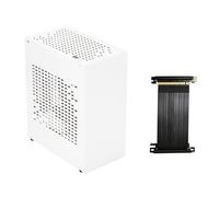 Boîtier d'ordinateur A07 Mini ITX Boîtier HTPC Boîtier USB3.0 ITX avec câble d'extension de carte graphique (C)
