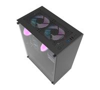 Boîtier d'ordinateur Darkflash DK100 (noir)