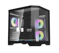 Boîtier d'ordinateur - DARKFLASH - FT350 - Mini Tour - 4 emplacements d'extension - 5 ventilateurs aRGB