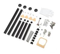 Boîtier d'ordinateur en Aluminium, boîtier d'ordinateur de Bricolage, Plate-Forme de Test d'overclocking de boîtier d'ordinateur M-ATX en Alliage d'aluminium à Conception Ouverte de Bricolage