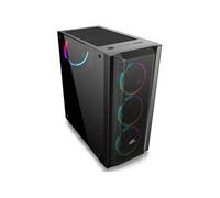 Boîtier d'ordinateur - EVOLVEO - Ptero Q1 - ATX, mATX, mITX - 4x120mm RGB - Verre trempé