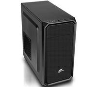 Boîtier d'ordinateur - EVOLVEO - Shaw 2 - mATX et mITX - 2x3,5 et 2x2,5 - USB 2.0 et 3.2 Gen 1 Noir