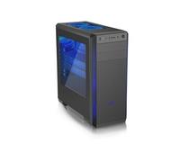 Evolveo Boîtier PC T3 – ATX/mATX, 3 ventilateurs LED 120mm, panneau latéral acrylique