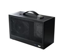 Boîtier D'ordinateur ITX - Boîtier De Jeu Pour PC Avec Châssis | Valise En Aluminium De Petit Boîtier ITX, Boîtier D'ordinateur De Bureau Portable Épaissi, Boîtier De Jeu PC À Châssis Vide, Cadre De F