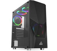 Boîtier d'ordinateur - MONTECH - FIGHTER 500 - Noir - ATX/mATX/mITX - Panneaux en verre trempé