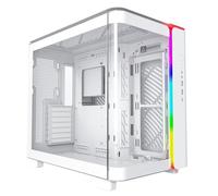 Montech Boîtier PC Tour midi KING 95 verre trempé ARGB blanc