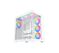 Boitier Moyen Tour ATX Xigmatek Aqua V Air RGB avec panneaux vitrés (Blanc)