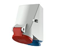 Boîtier double Mennekes avec TwinCONTACT 1649 CEE 16 A, 5 p, 400 V et SCHUKO