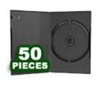 MediaRange Étuis DVD BOX13 – 50 pièces – 22 mm – Noir