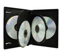 Boitier dvd noir pour 4 dvd pack 3 G